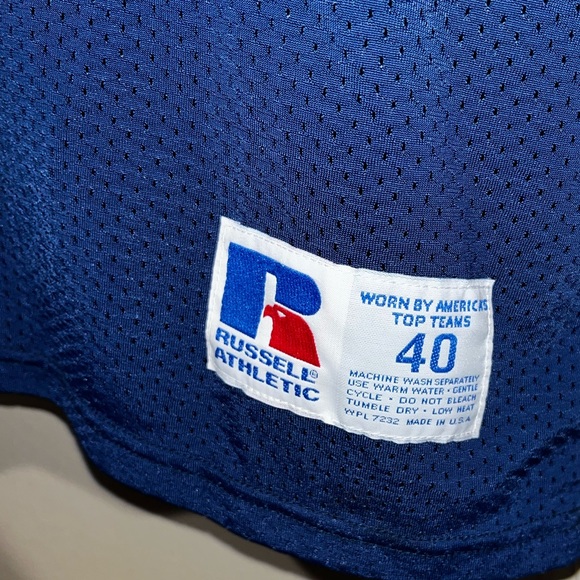 Troy Aikman Dallas Cowboys NFL Russell Athletic Vintage Jersey Blue Silver - Picture 7 of 11